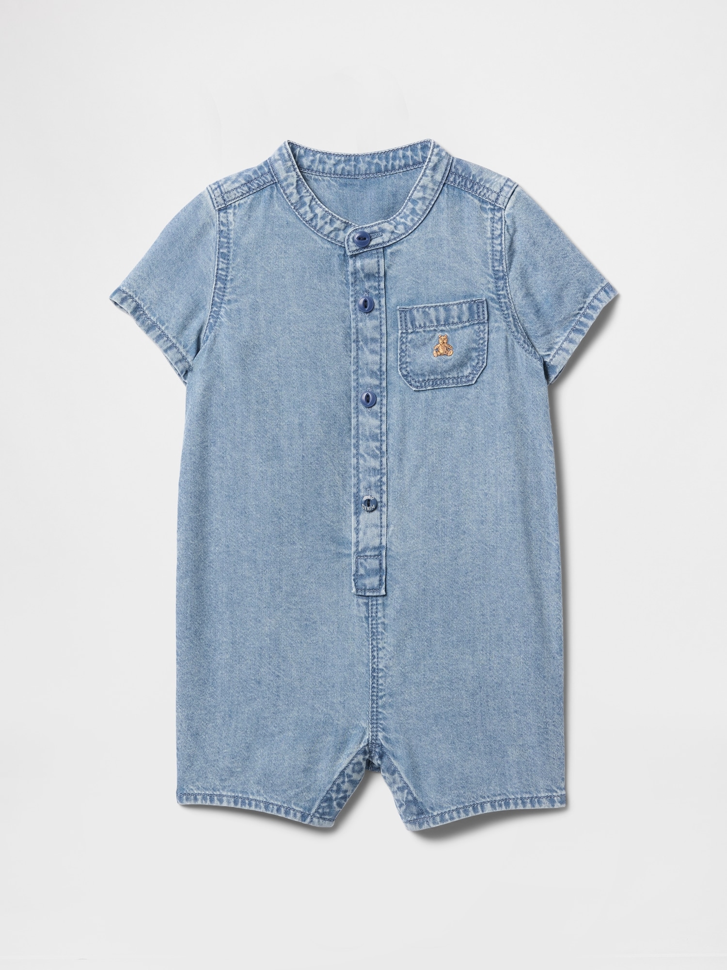 Baby Denim Shorty One-Piece