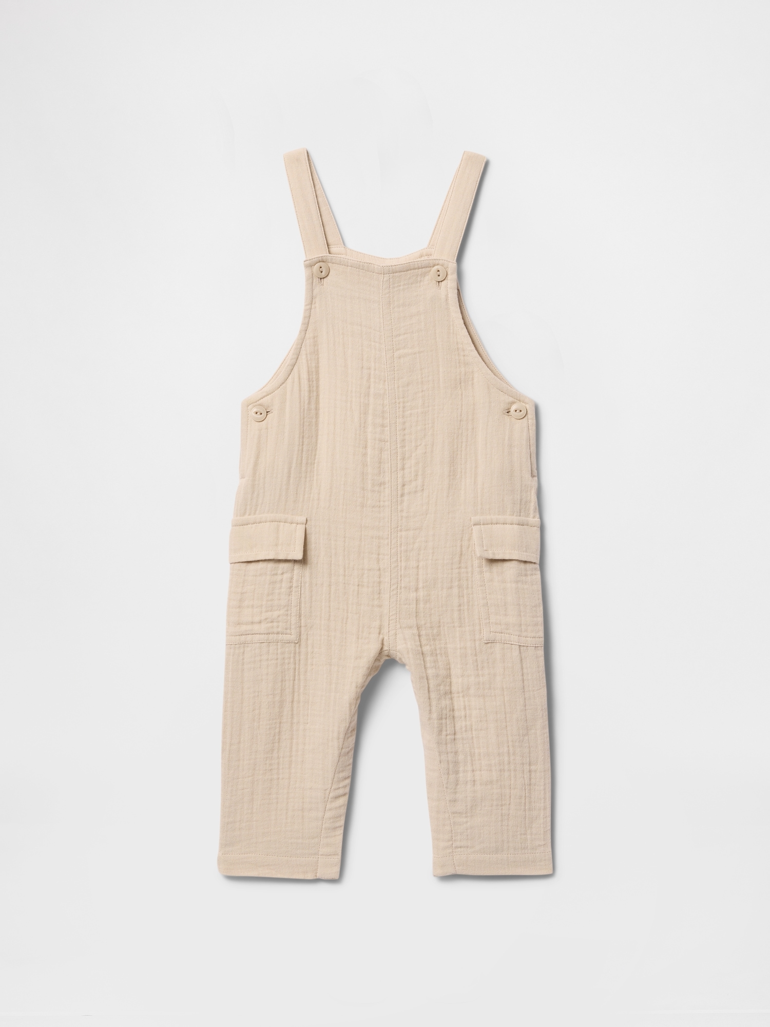 Baby Crinkle Gauze Overalls