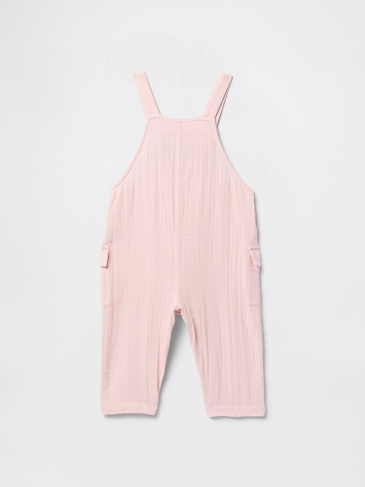 Image number 2 showing, Baby Crinkle Gauze Overalls