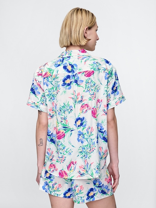 Image number 3 showing, Poplin PJ Shirt