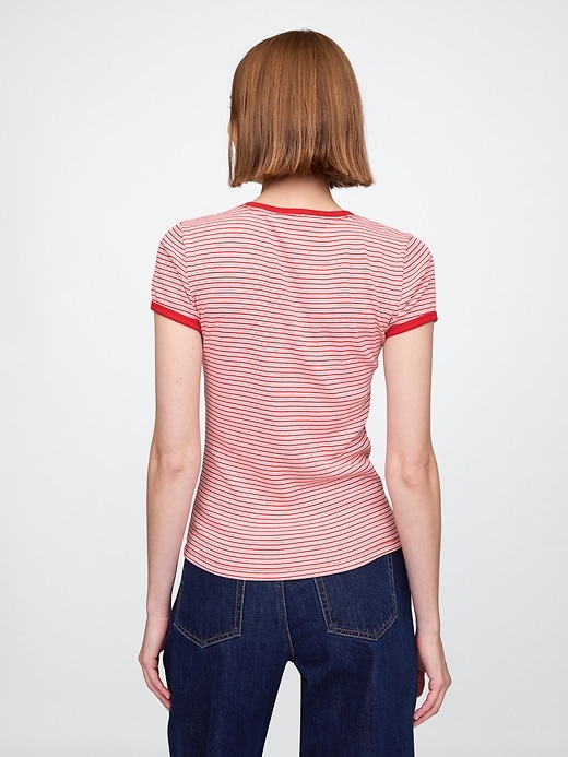 Image number 2 showing, Modern Rib Cropped T-Shirt