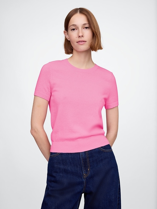 Image number 1 showing, CashSoft Sweater Top