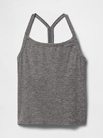 View large product image 4 of 5. GapFit Lightweight Brushed Jersey Racerback Tank Top