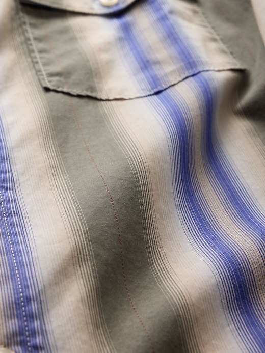 Image number 4 showing, Organic Cotton Poplin Western Shirt