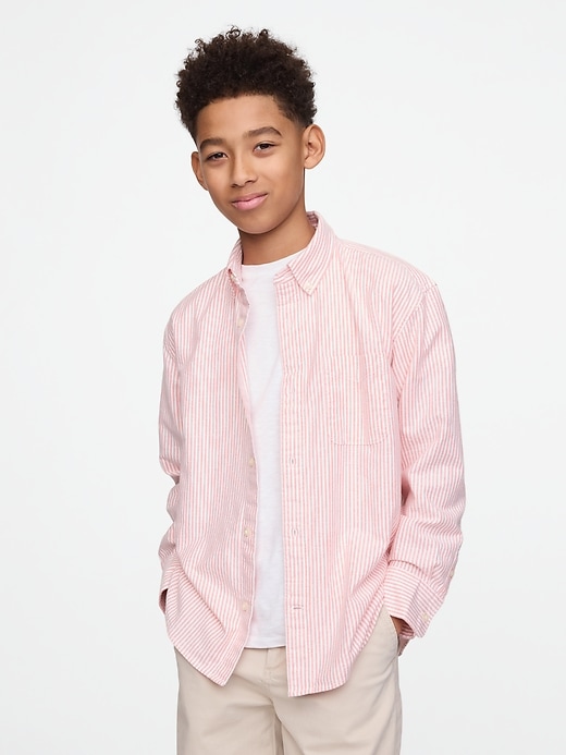 Image number 1 showing, Kids Relaxed Oxford Shirt