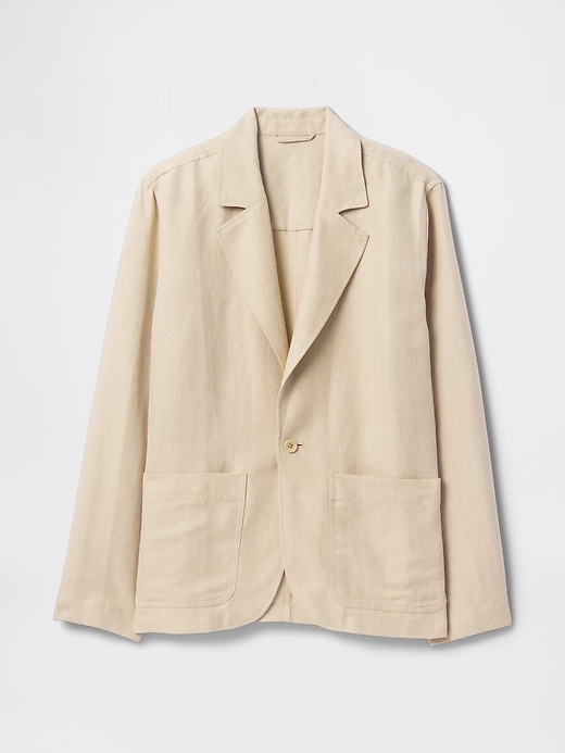 Image number 5 showing, Relaxed Linen-Cotton Blazer