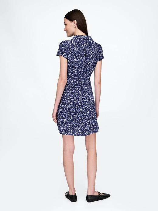 Image number 2 showing, Crepe Floral Mini Dress