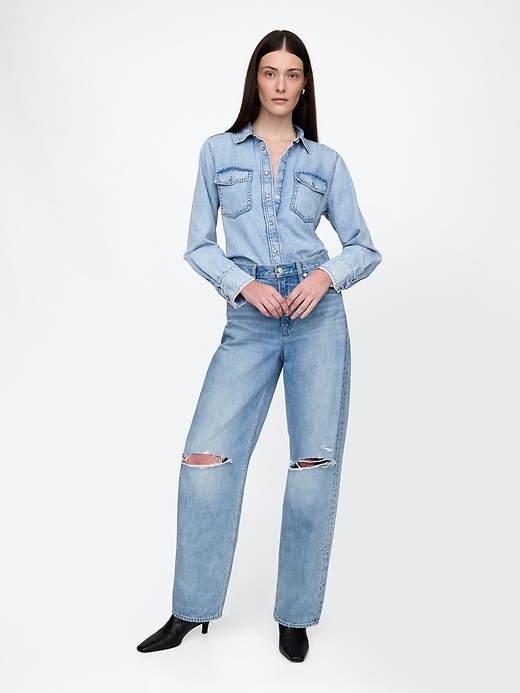 Image number 3 showing, UltraSoft Denim Shirt