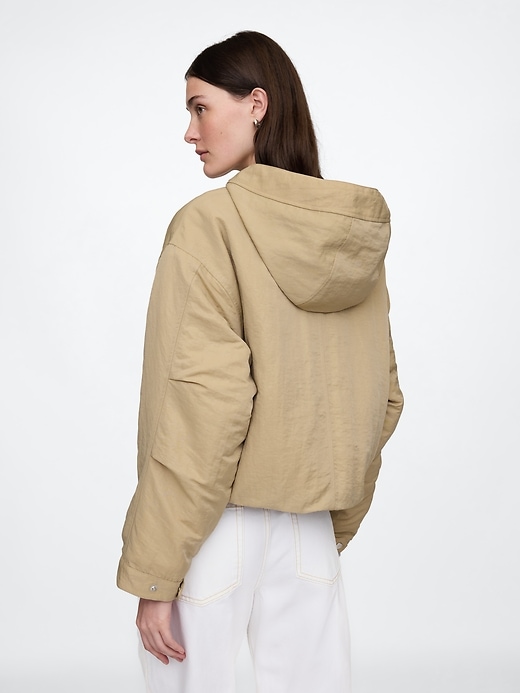 Image number 3 showing, Relaxed Nylon Parka