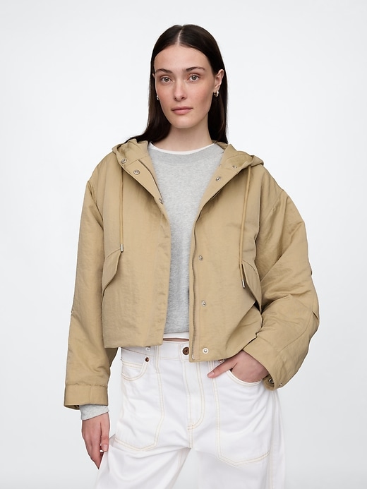 Image number 1 showing, Relaxed Nylon Parka