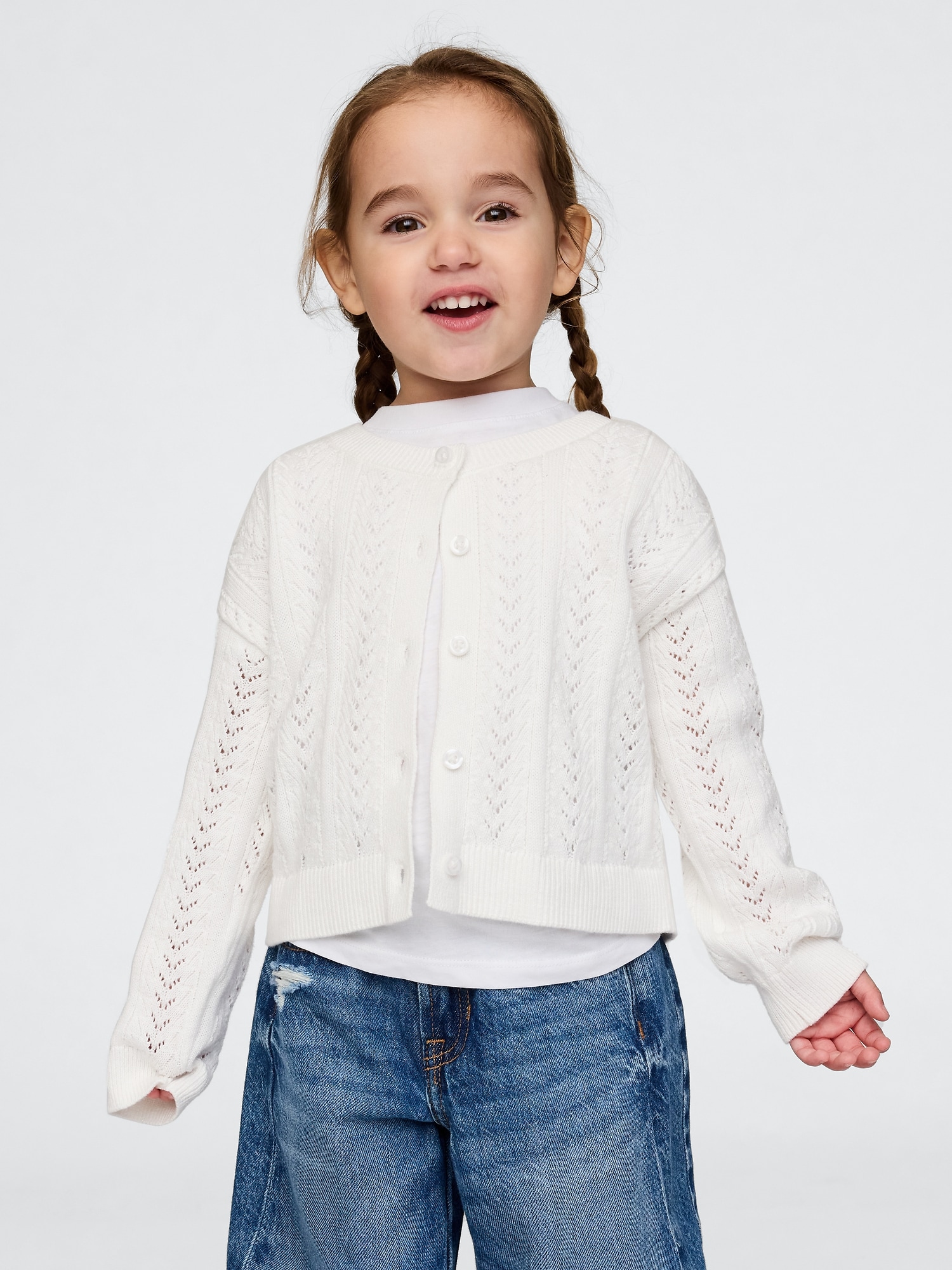 Baby & Toddler Pointelle Cardigan