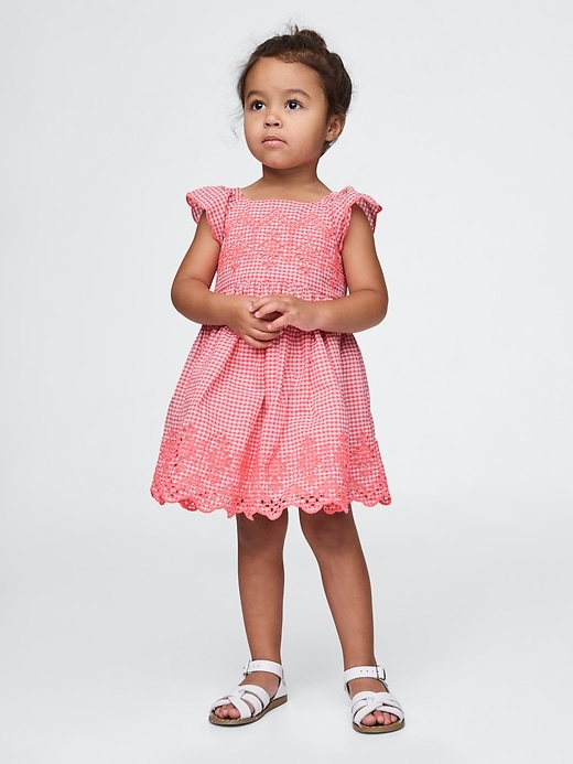 Image number 1 showing, Baby &amp; Toddler Eyelet Dress