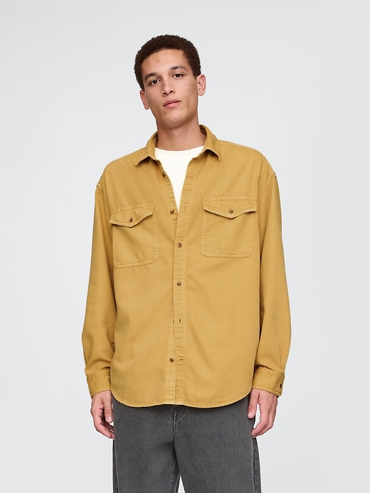 Image number 1 showing, UltraSoft Denim Big Shirt