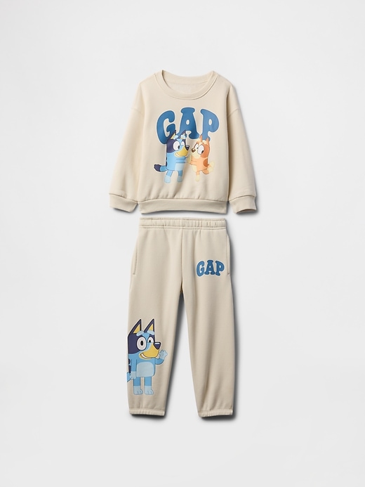 Image number 1 showing, Baby &amp; Toddler Bluey Logo Sweat Set