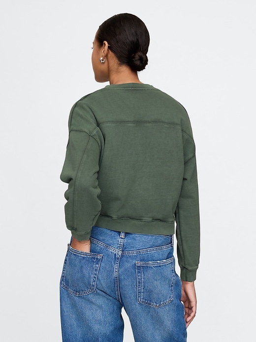 Image number 2 showing, French Terry Oversized Sweatshirt