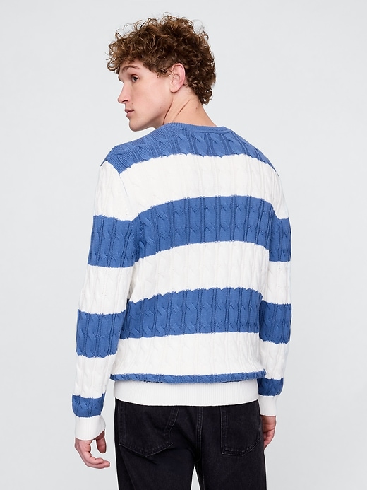 Image number 3 showing, Classic Cable-Knit Sweater