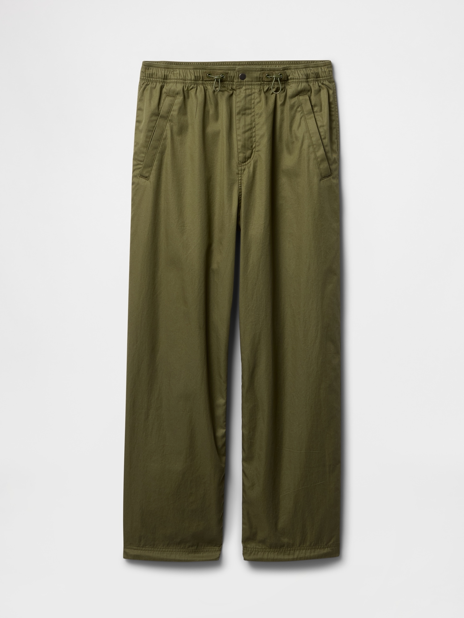 Twill Cargo Baggy Pants