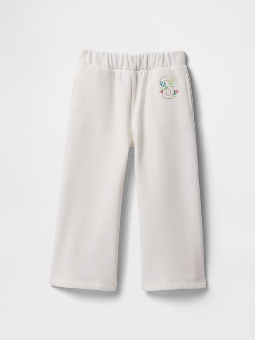 L'image numéro 1 présente Pantalon à jambe large en coton ouaté Vintage doux pour Bébé et Tout-petit