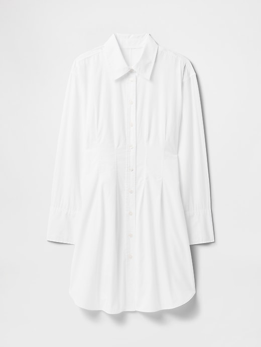 Image number 5 showing, Organic Cotton Poplin Mini Shirtdress