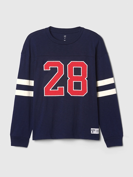 Image number 4 showing, Gap × Disney Kids Varsity Jersey T-Shirt