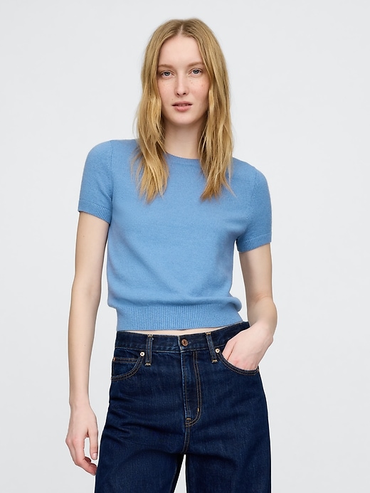 Image number 1 showing, CashSoft Sweater Top