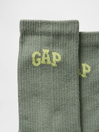 View large product image 6 of 6. Gap Logo Athletic Crew Socks