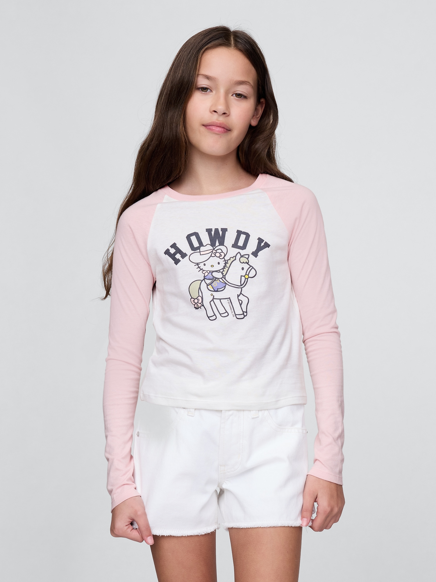 Kids Hello Kitty Graphic Raglan T-Shirt