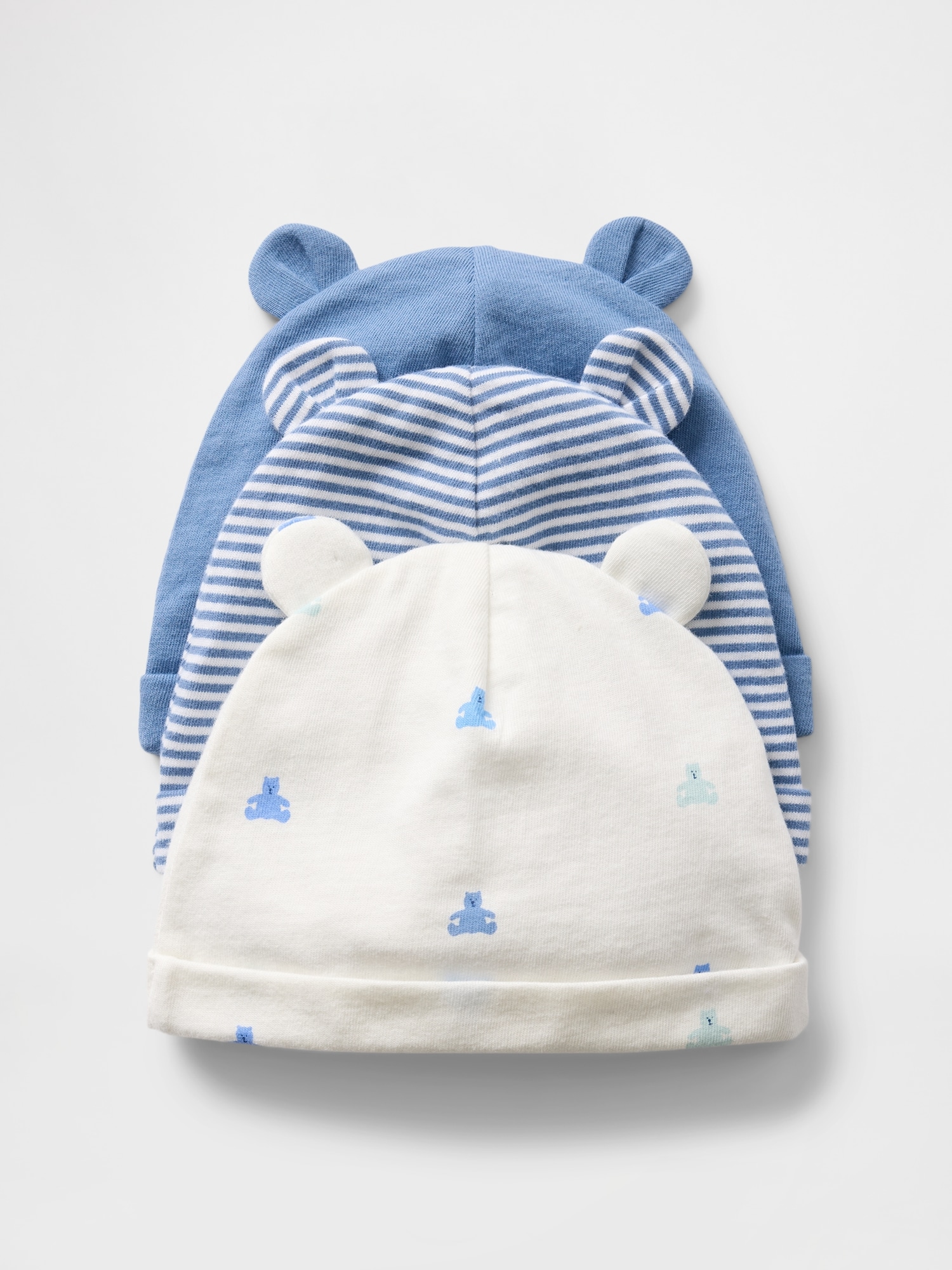 Baby First Favorites Organic Cotton Beanie (3-Pack)