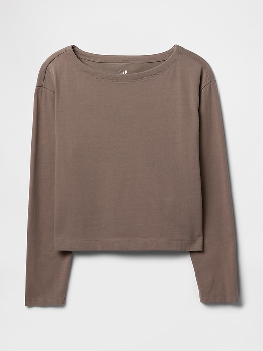 Image number 1 showing, Heavyweight Organic Cotton Vintage Boatneck T-Shirt