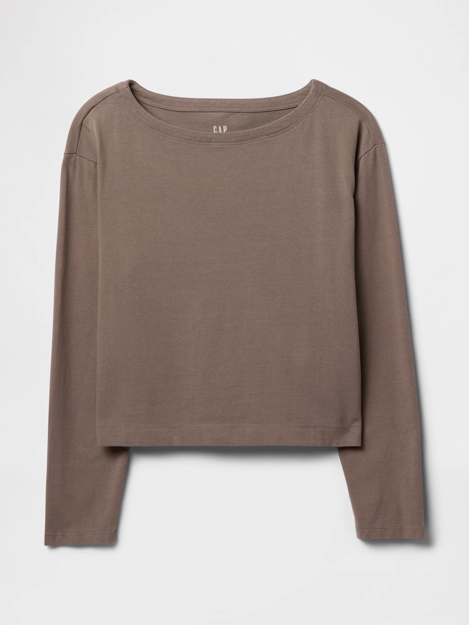 Heavyweight Organic Cotton Vintage Boatneck T-Shirt