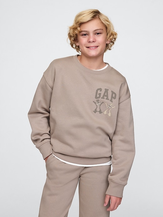 Image number 1 showing, Gap × Disney Kids Vintage Soft Logo Sweatshirt