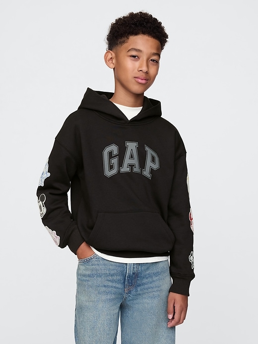 Image number 1 showing, Gap × Disney Kids Vintage Soft Logo Hoodie