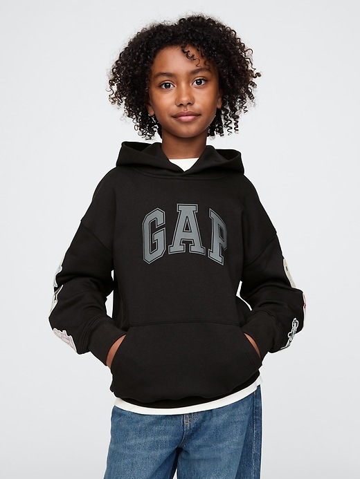 Image number 2 showing, Gap × Disney Kids Vintage Soft Logo Hoodie