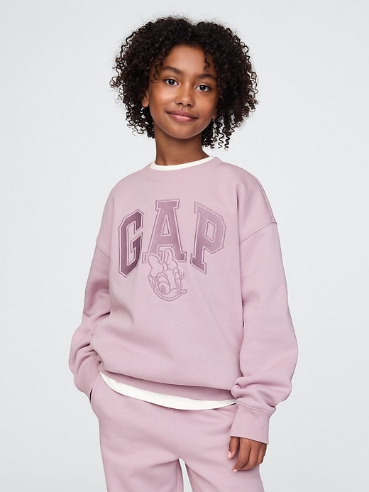 L'image numéro 1 présente Chandail en coton ouaté Vintage doux à logo Gap × Disney pour Enfant