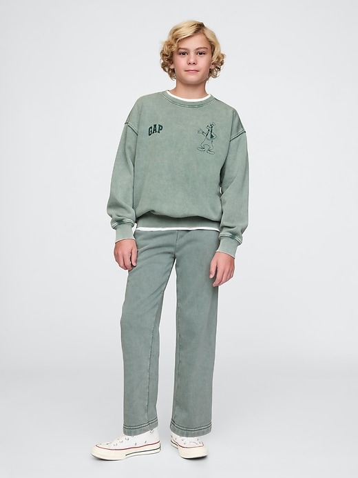 Image number 1 showing, Gap × Disney Kids Vintage Soft Logo Sweatpants