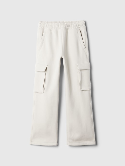 L'image numéro 5 présente Pantalon cargo décontracté en coton ouaté Vintage doux pour Enfant