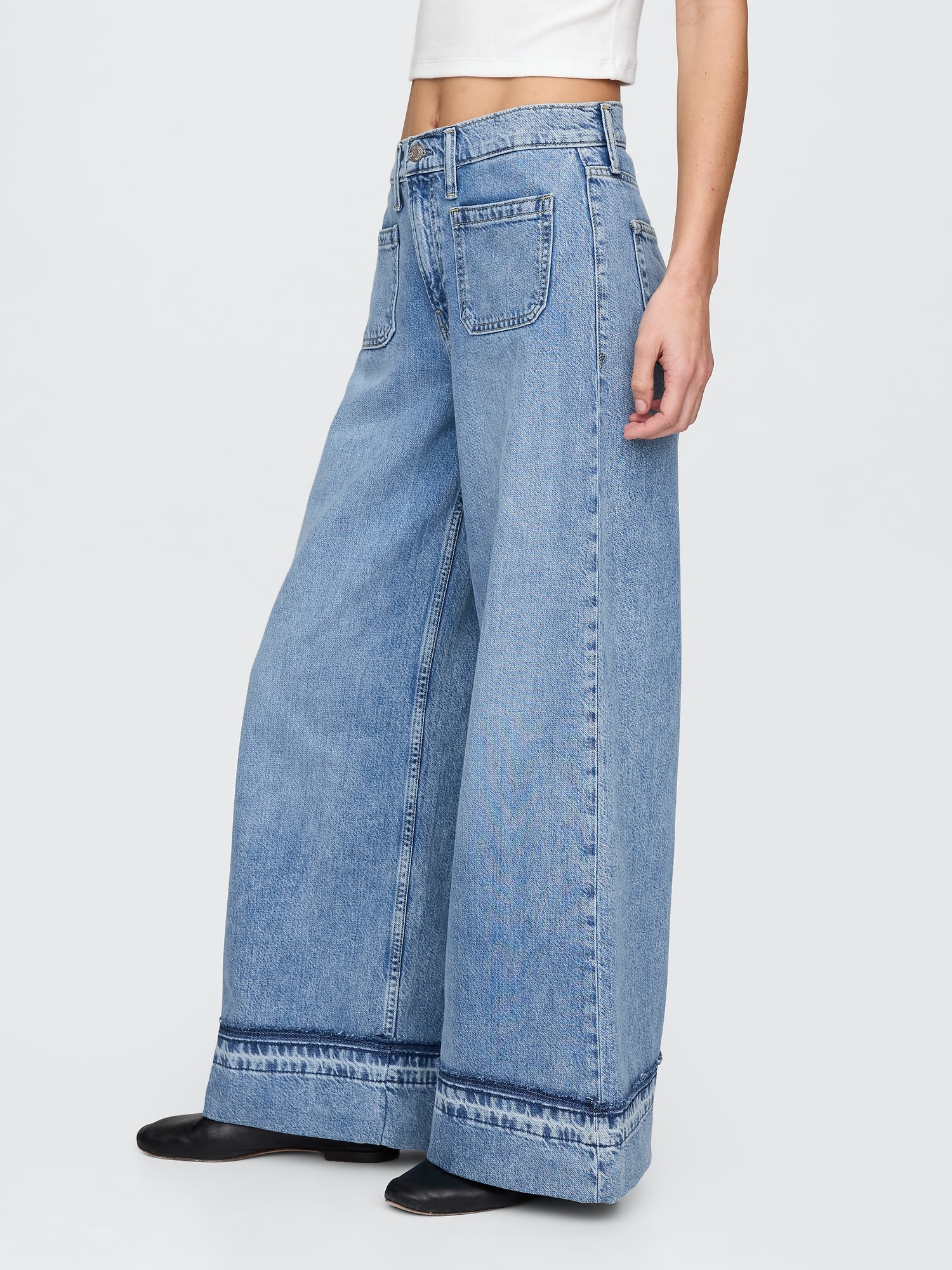 Mid Rise UltraSoft Baggy Jeans