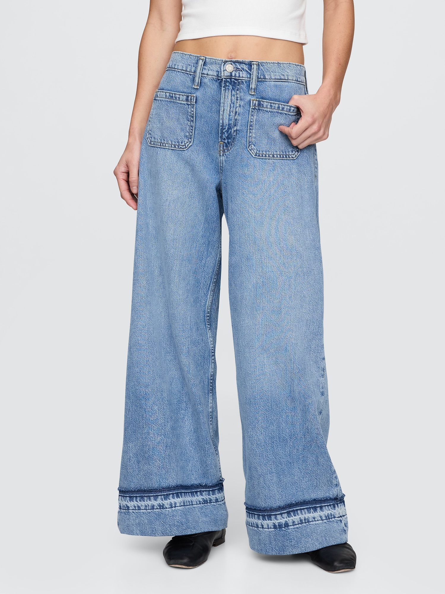 Mid Rise UltraSoft Baggy Jeans