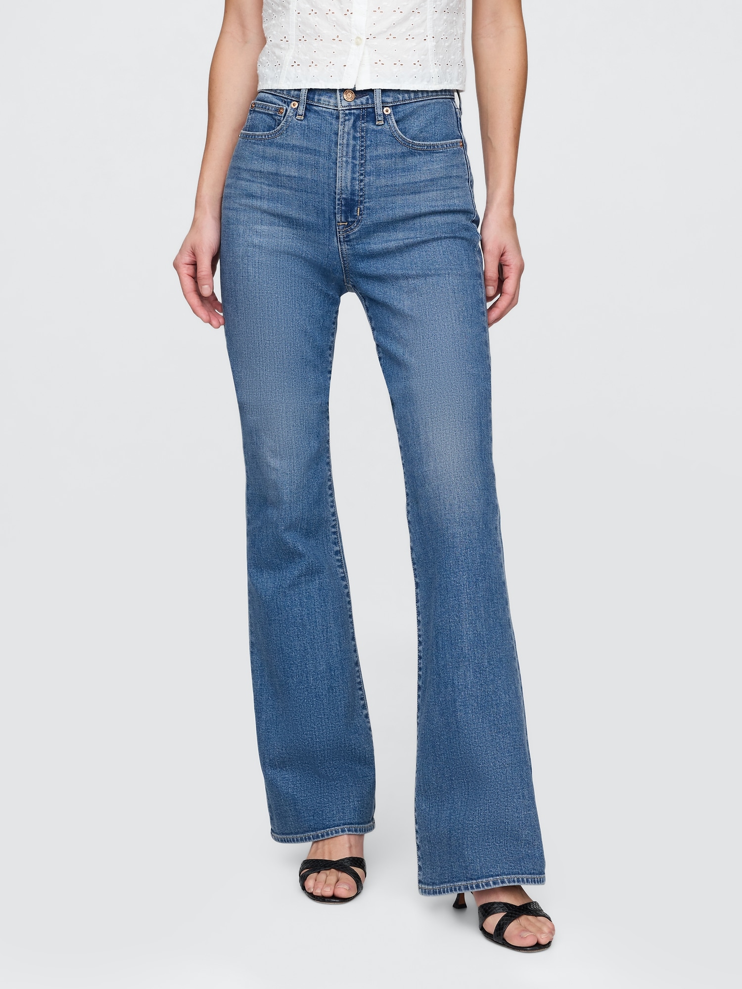 High Rise '70s Flare Jeans