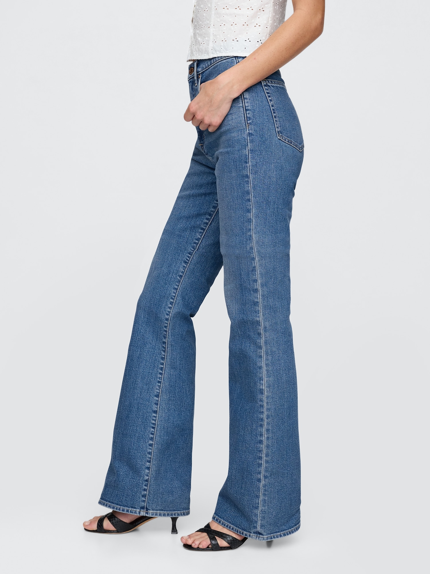 High Rise '70s Flare Jeans