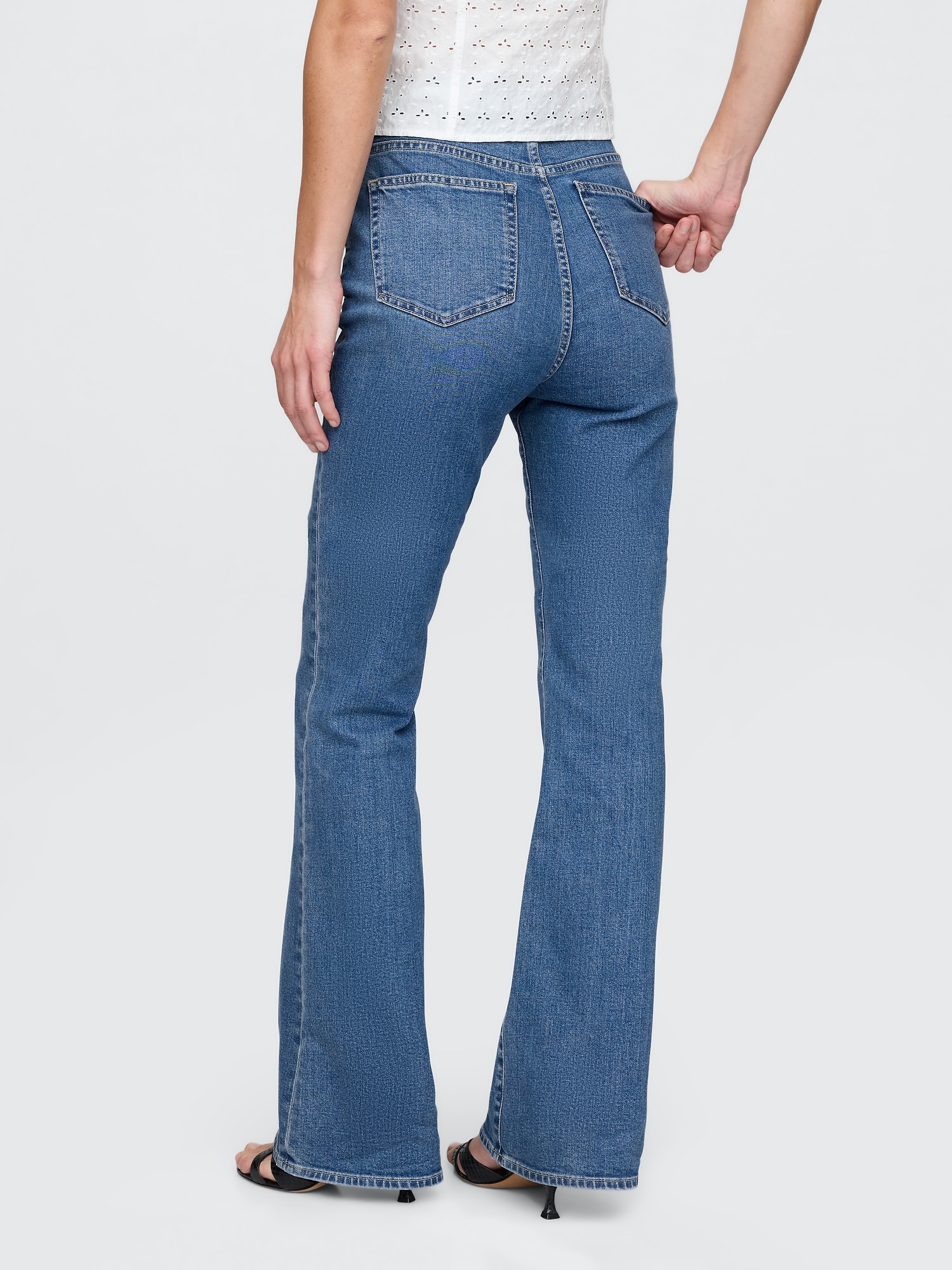 High Rise '70s Flare Jeans