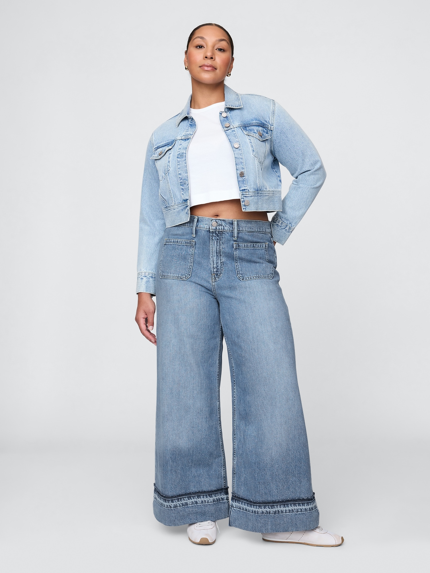 Mid Rise UltraSoft Baggy Jeans