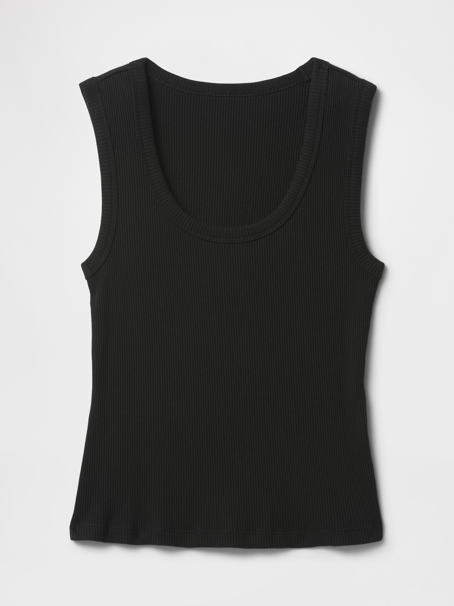 Rib Scoop Tank Top