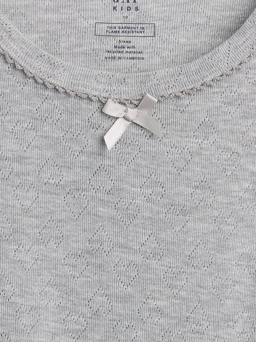 Image number 3 showing, Kids Recycled Pointelle PJ T-Shirt